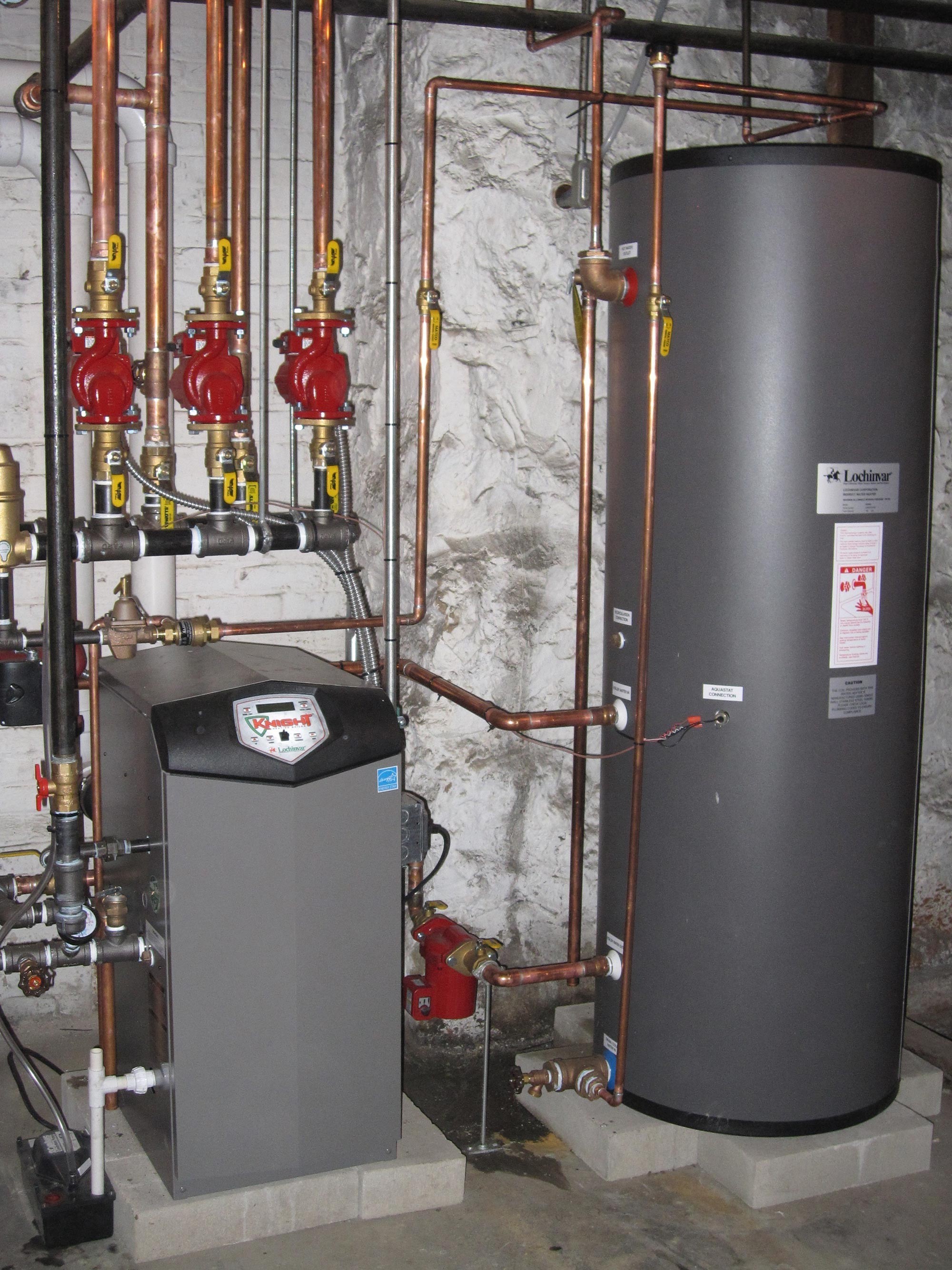 high-efficiency-gas-boiler-with-hot-water-tank-high-velocity-ac-system