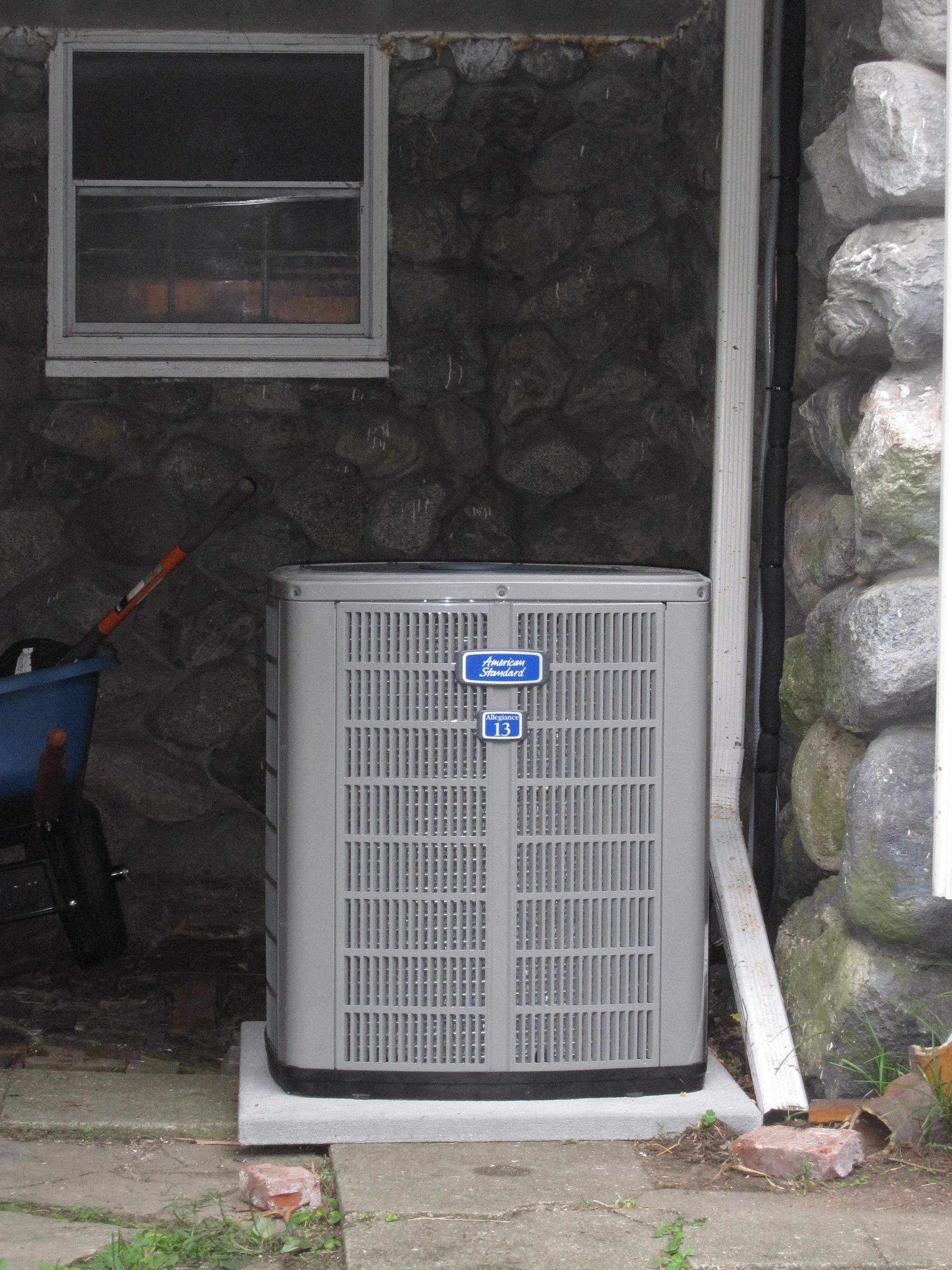 Floor Mounted High Eff FHW Gas Boiler with Indirect HW Tank and Unico High Velocity AC System