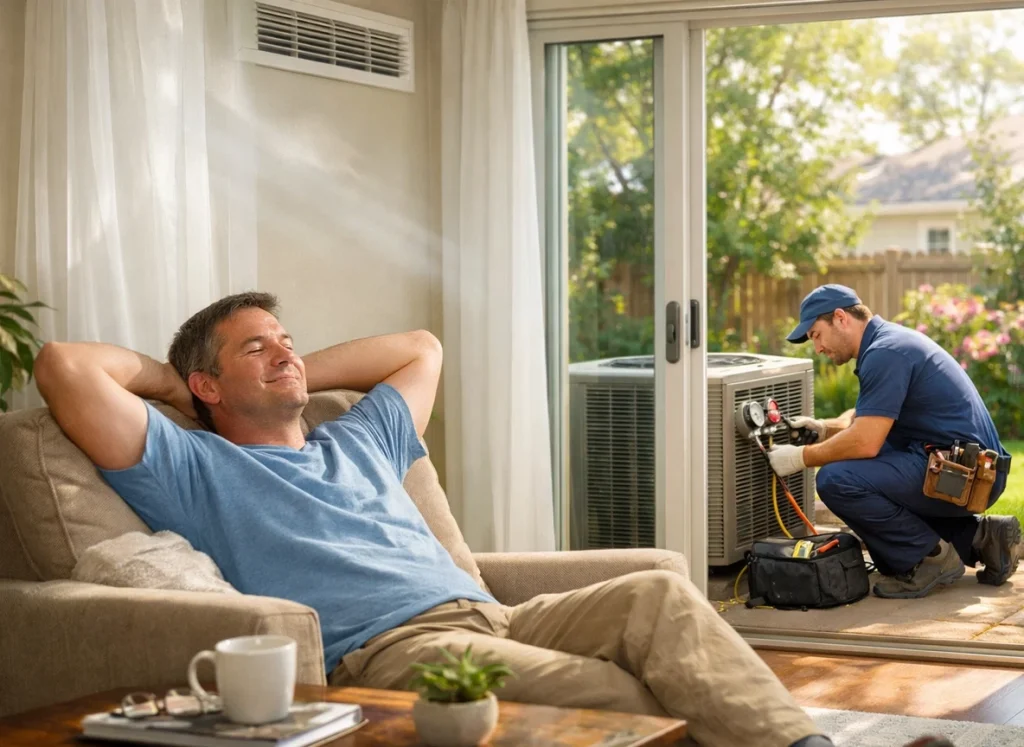 Spring HVAC maintenance preparing Massachusetts home for summer